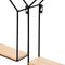 Duraline Opbergschap Huis Set van 2 Zwart Metaal+MDF 30x40x8cm