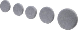 Duraline Ophangknoppen Vilt - 1x Ø12x4,5cm 1x Ø10x4,5cm 3x Ø8x4,5cm - Set van 5