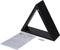 Duraline Schap Driehoek Zwart Metaal 1,5mm 32x28x10cm