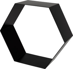 Duraline Schap Hexagon Zwart Metaal 1,5mm 32x28x12cm