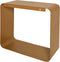 Duraline Schap Kubus Ong.Messing Metaal 2mm 28x28x12cm