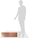 Duraline XL4 Copper Look - 80 x 3,5 x 3,8 cm - Push & Fix - Wandplank - Boekenplank - Koper
