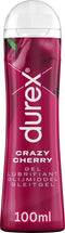 Durex Glijmiddel Crazy Cherry - Kers - waterbasis - 100ML - 3 Stuks - Voordeelverpakking