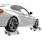 DURHAND autodolly - 2 stuks - Max.680 - Zilver - 40.5x30x13.5 cm