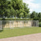 vidaXL - Hondenhok - met - deuren - 12x2x1,5 - m - gegalvaniseerd - staal - grijs