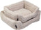 Jack and Vanilla JV softy hondenmand Rozet Beige 60x52x18 hondenmanden