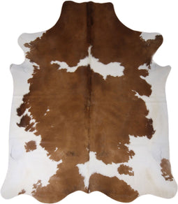 Dusk till Dawn Koeienhuid vloerkleed 2-3m2 - Bruin/Wit