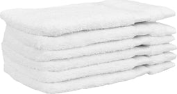 Dusk till Dawn Washand 16x21 cm 650 gram/m2 Wit - Set van 6