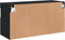 vidaXL - Tv-wandmeubel - met - LED-verlichting - 80x30x40 - cm - zwart