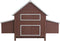 vidaXL - Kippenhok - 157x97x110 - cm - hout - bruin