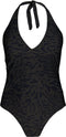 Barts Sula Halter One Piece - Hoog uitgesneden - V-hals - Zwart