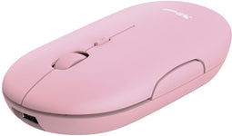 Trust Puck - Draadloze muis - Oplaadbaar - Roze