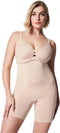 Spanx OnCore - High Waisted Mid Thigh short - Platte buik en slanke taille - Soft Nude