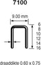 Dutack 5040008 Nieten - Serie 7100 - 6mm (10000st)