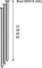 Dutack Fasteners 5138052 Brad - SKN16-20° - Verzinkt - 1,6 x 45 mm (2000st)
