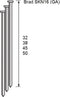 Dutack Fasteners 5138053 Brad - SKN16-20° - Verzinkt - 1,6 x 50 mm (2000st)
