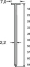 Dutack Fasteners T-nagel 2,2x50mm staal