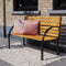 Dutcc 41142 - Tuinbank - Woodstock - 120 cm – zwart