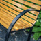 Dutcc 41142 - Tuinbank - Woodstock - 120 cm – zwart