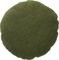 Dutch Decor - ABEY - Sierkussen rond van katoen 50 cm Chive - groen