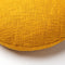 Dutch Decor - ABEY - Sierkussen rond van katoen 50 cm Golden Glow - geel