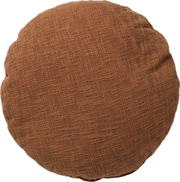 Dutch Decor - ABEY - Sierkussen van katoen 50 cm Tobacco Brown - bruin