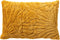 Dutch Decor ADA - Kussenhoes 40x60 cm - 3D bladmotief - Chai Tea - geel - met rits - zonder binnenkussen