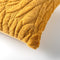Dutch Decor ADA - Kussenhoes 40x60 cm - 3D bladmotief - Chai Tea - geel - met rits - zonder binnenkussen