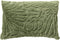 Dutch Decor ADA - Kussenhoes 40x60 cm - 3D bladmotief - Matte Green - groen - met rits - zonder binnenkussen