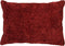 Dutch Decor AMAR - Kussenhoes 40x60 cm - 100% katoen - bloemen design - Merlot - rood - met rits - zonder binnenkussen
