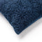 Dutch Decor AMAR - Sierkussen 40x60 cm - 100% katoen - bloemen design - Insignia Blue - donkerblauw - Inclusief binnenkussen