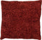Dutch Decor AMAR - Sierkussen 45x45 cm - 100% katoen - bloemen design - Merlot - rood - Inclusief binnenkussen