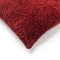 Dutch Decor AMAR - Sierkussen 45x45 cm - 100% katoen - bloemen design - Merlot - rood - Inclusief binnenkussen