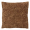 Dutch Decor - AMAR - Sierkussen 45x45 cm - 100% katoen - bloemen design - Tobacco Brown - bruin
