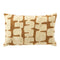 Dutch Decor - AMY - Sierkussen 30x50 cm - geweven grafische print - Tapioca - bruin en wit