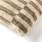 Dutch Decor ANDREAS - Sierkussen 40x60 cm met kussenhoes van 80% recycled polyester - Snow White - wit en bruin - Inclusief binnenkussen