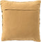 Dutch Decor ANTONY - Kussenhoes 45x45 cm - strepen van raffia - Olive Branch - groen en bruin - met rits - zonder binnenkussen