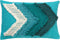 Dutch Decor ARROW - Kussenhoes van katoen Aquarelle 40x60 cm - blauw - met rits - zonder binnenkussen