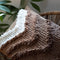 Dutch Decor ARROW - Sierkussen van katoen Tobacco Brown 40x60 cm - bruin - Inclusief binnenkussen