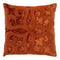 Dutch Decor - AVALON - Sierkussen velvet 45x45 cm Potters Clay - oranje