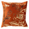 Dutch Decor - AVERY - Sierkussen velvet 45x45 cm - Potters Clay - oranje met goudkleurige print