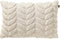 Dutch Decor AYA - Kussenhoes 40x60 cm - 3D bladmotief - heerlijk zacht - Snow White - wit - met rits - zonder binnenkussen