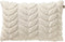 Dutch Decor AYA - Sierkussen 40x60 cm - 3D bladmotief - heerlijk zacht - Snow White - wit - Inclusief binnenkussen
