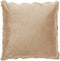 Dutch Decor AYA - Sierkussen 45x45 cm – driedimensionale print – heerlijk zacht - Irish Cream - beige - Inclusief binnenkussen