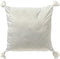 Dutch Decor BAHAMAS - Kussenhoes 45x45 cm Snow White - wit - met rits - zonder binnenkussen