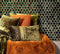 Dutch Decor BAILEY - Kussenhoes velvet 45x45 cm Chive - groen - panterprint - met rits - zonder binnenkussen
