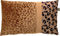 Dutch Decor BAILEY - Sierkussen velvet 30x50 cm Tobacco Brown - bruin - panterprint - Inclusief binnenkussen