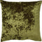 Dutch Decor BAILEY - Sierkussen velvet 45x45 cm Chive - groen - panterprint - Inclusief binnenkussen