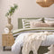 Dutch Decor - BELLE - Plaid 130x180 cm - 100% katoen - geweven patroon - Snow White - wit