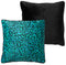 Dutch Decor - BENDT - Kussenhoes 45x45 cm - spearmint - groen - blauw - zwart - luipaard patroon - v